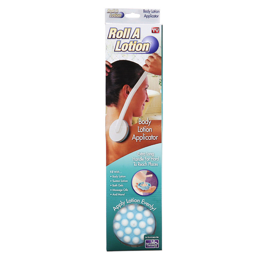 Roll-On Lotion Applicator and Massager
