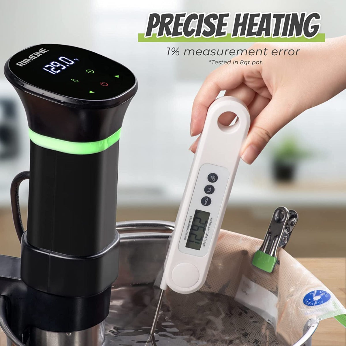 RIIMONE Sous Vide Precision Cooker Machine for Home Precise Cooking