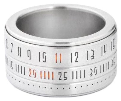 Ring Clock Native - Silver