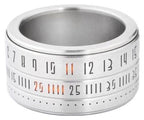 Ring Clock Native - Silver
