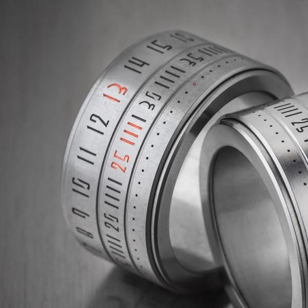 Ring Clock Native - Silver