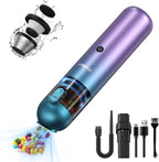 Rubot Car Vacuum Cordless Rechargeable, Vacuum Cleaner Portable Mini Vacuum Rechargeable for Home/Car/Office