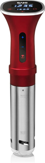 SAKI Sous Vide Stainless-Steel Cooker, 1100 Watts with Digital Display, Temperature and Timer for Cooking