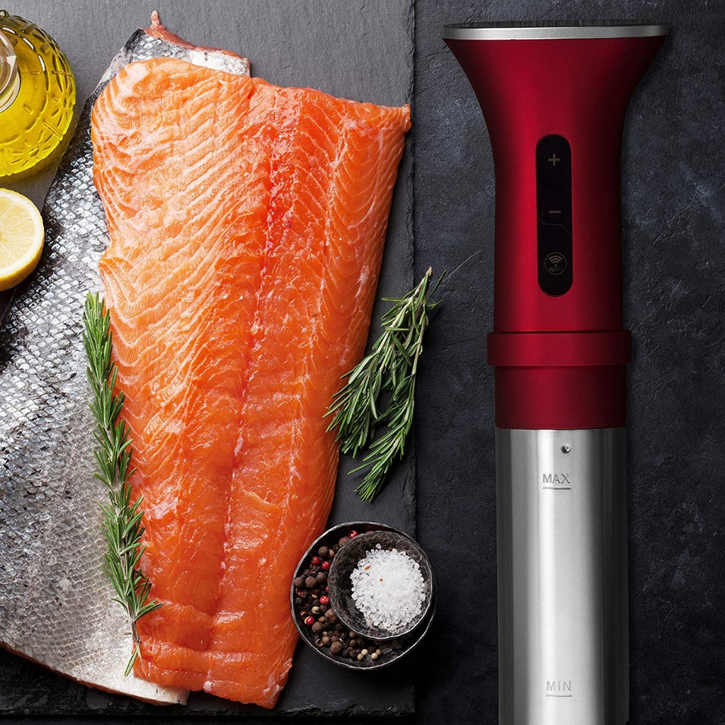 SAKI Sous Vide Stainless-Steel Cooker, 1100 Watts with Digital Display, Temperature and Timer for Cooking