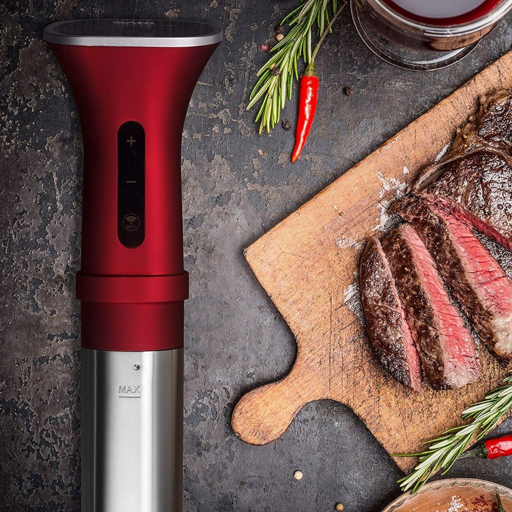 SAKI Sous Vide Stainless-Steel Cooker, 1100 Watts with Digital Display, Temperature and Timer for Cooking