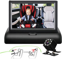 SAMFIWI Baby Car Camera with Infrared Night Vision Best Baby Monitor and Seat Rear Facing