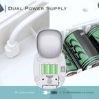 SEKOYA Automatic WiFi 6L Smart Pet Feeder with 1080p Camera, Auto + Manual Food Dispenser, iOS Android Compatible,  2.4GHz Wi-Fi Enabled,  Scheduled Feeding, Video Recording