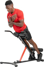 Sunny Health & Fitness Hyperextension Roman Chair with Dip Station - SF-BH620062, Black