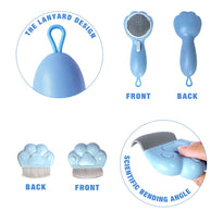 SLEILIN Self Cleaning Grooming Slicker Brush for Cats and Dogs