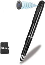 Spy Camera, Hidden Camera with 32GB SD Card, Mini Camera Pen with 1080P