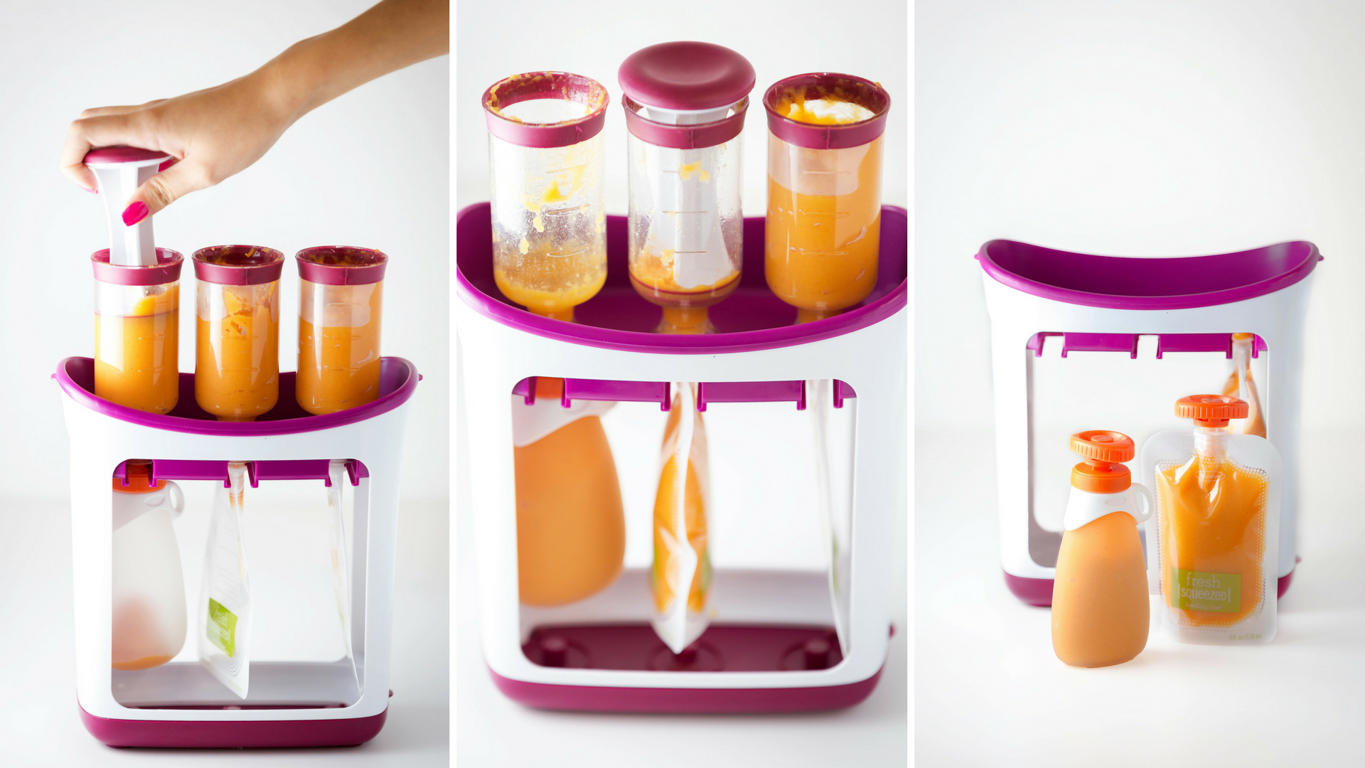 Infantino Squeeze Station - For Convenient Food Pouches