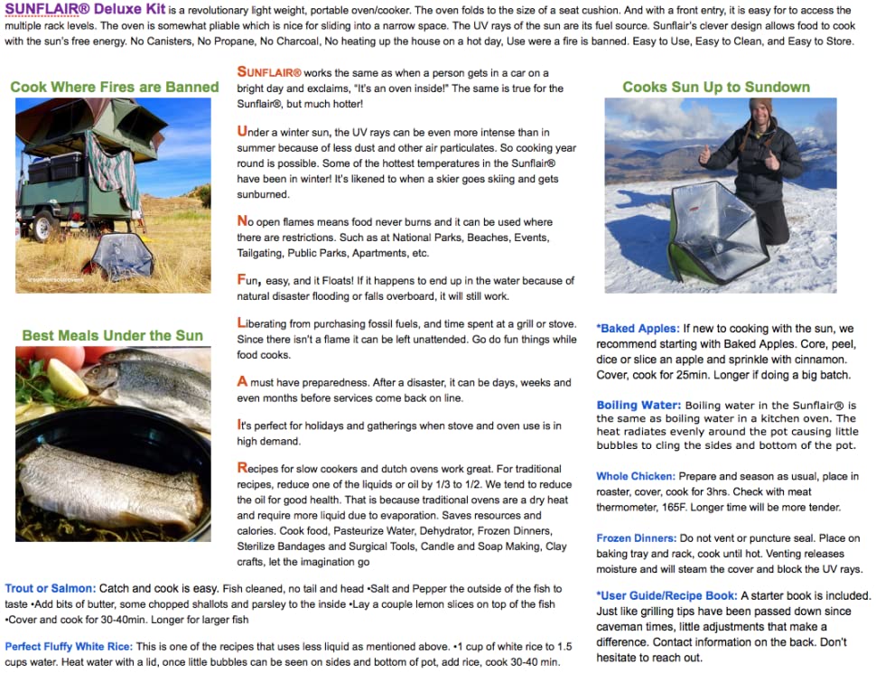 Sunflair Portable Solar Oven