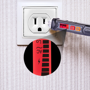 Tacklife VT02 Non-Contact Voltage Tester with Adjustable Sensitivity