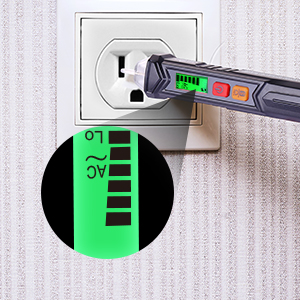 Tacklife VT02 Non-Contact Voltage Tester with Adjustable Sensitivity