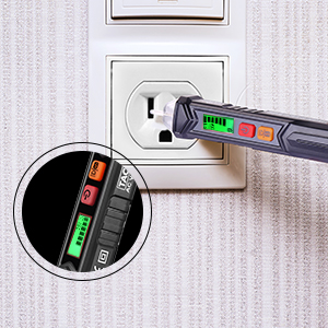 Tacklife VT02 Non-Contact Voltage Tester with Adjustable Sensitivity