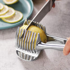 TANSOO Easy Tomato Slicer, Lemon Cutter & Fruit Tongs