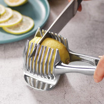 TANSOO Easy Tomato Slicer, Lemon Cutter & Fruit Tongs