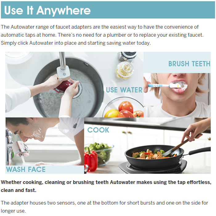 Techo Autowater - Motion Sensor Adapter