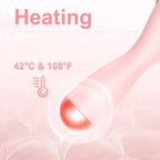 TIANG Sonic Facial Cleansing Brush with Heated Massage and Light Design for Gentle Exfoliating, Massaging, Skin Clean