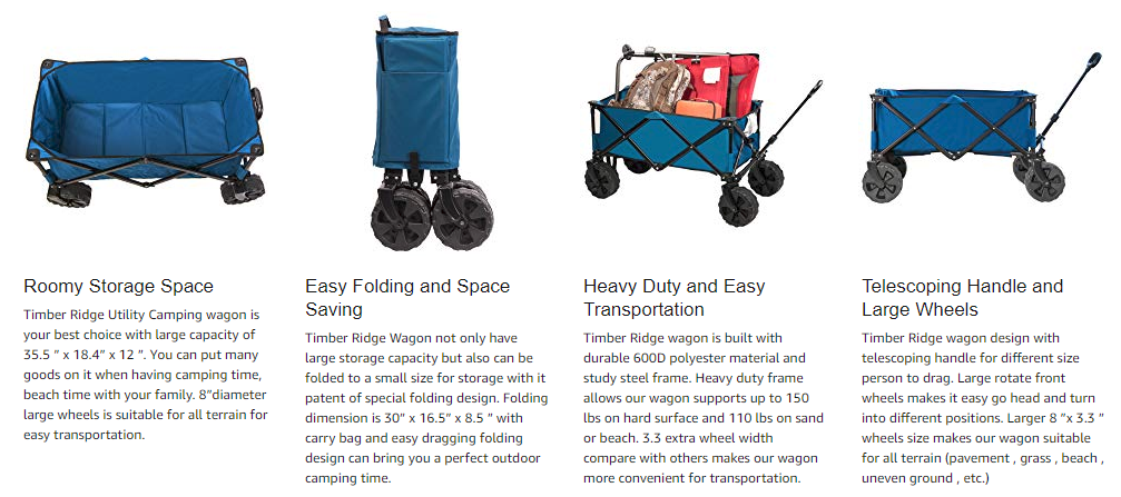 Timber Ridge Camping Wagon