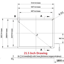 21.5 Inch Multi Points IR Touch Screen