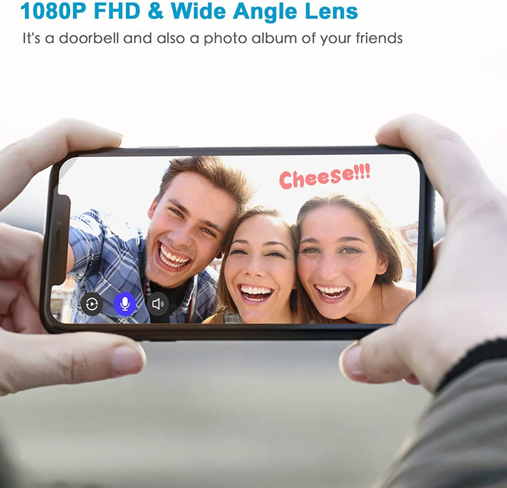 Towsen Video Doorbell Camera Wireless with Chime for Home Security