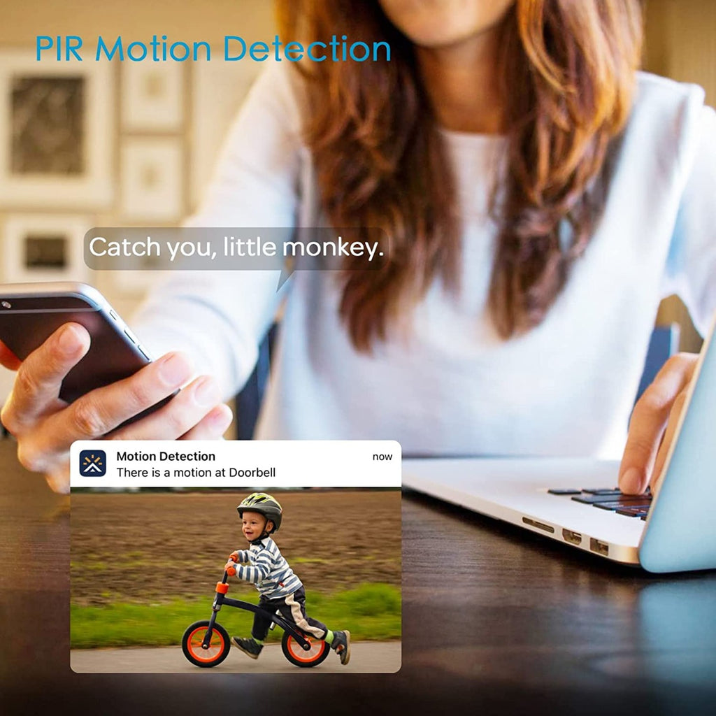 Towsen Video Doorbell Camera Wireless with Chime for Home Security