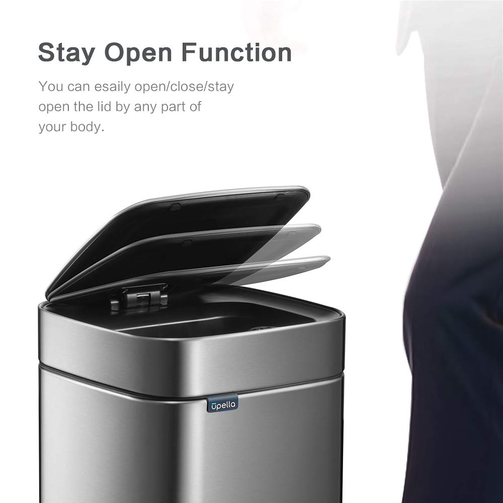 Upella Teza 3.2 Gallon/12 Liter Sensor Trash Can