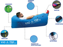 VAC-A-TRIP Inflatable Lounger Air Sofa Bed