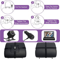 VEKOOTO, Baby Car Camera 4.3" HD Display with Night Vision, Car Seat Camera Monitor for with 120 Degrees Wide Clear View, Easily Observe The Baby's Move