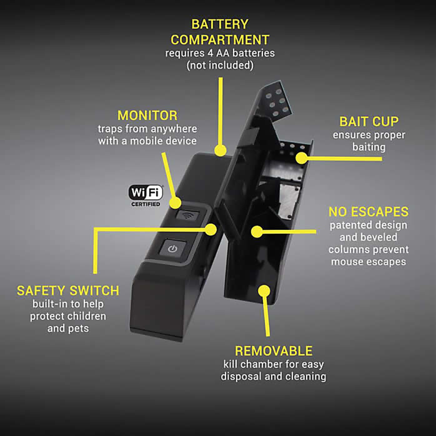 Victor Smart Kill Wi-Fi Enabled M1 Mouse Trap