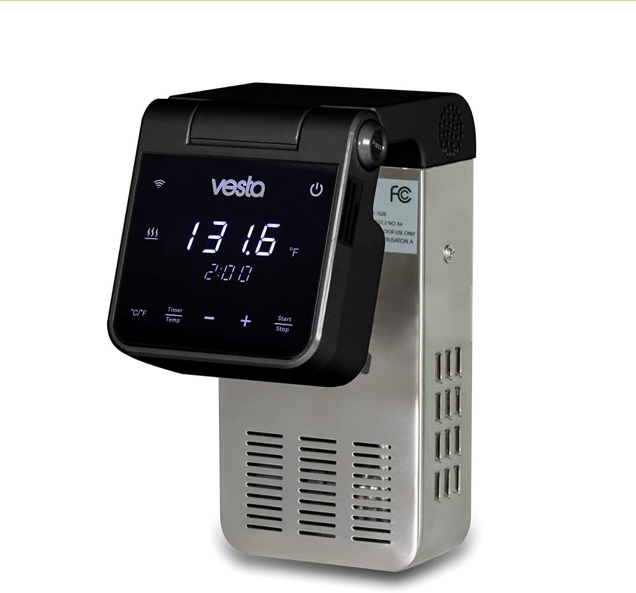 Imersa Elite Sous Vide Cooker with Unique Folding Design, Powerful Pump WiFi Immersion Circulator & Large Readable Display