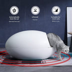 WECATION Automatic Self-Cleaning Cat Litter Box, Dust-Free for Multiple Cats Blow 16LB