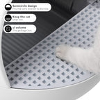 WECATION Automatic Self-Cleaning Cat Litter Box, Dust-Free for Multiple Cats Blow 16LB