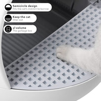 WECATION Automatic Self-Cleaning Cat Litter Box, Dust-Free for Multiple Cats Blow 16LB
