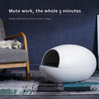 WECATION Automatic Self-Cleaning Cat Litter Box, Dust-Free for Multiple Cats Blow 16LB