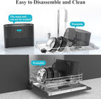 WellToBe Automatic Cat Feeder, 6L Pet Feeder Timed Cat Feeder Dry Food Dispenser for Cats & Dogs with Desiccant Bag, up to 6 Meals per Day with Programmable Portion Control, 10s Meal Call, Dual Power