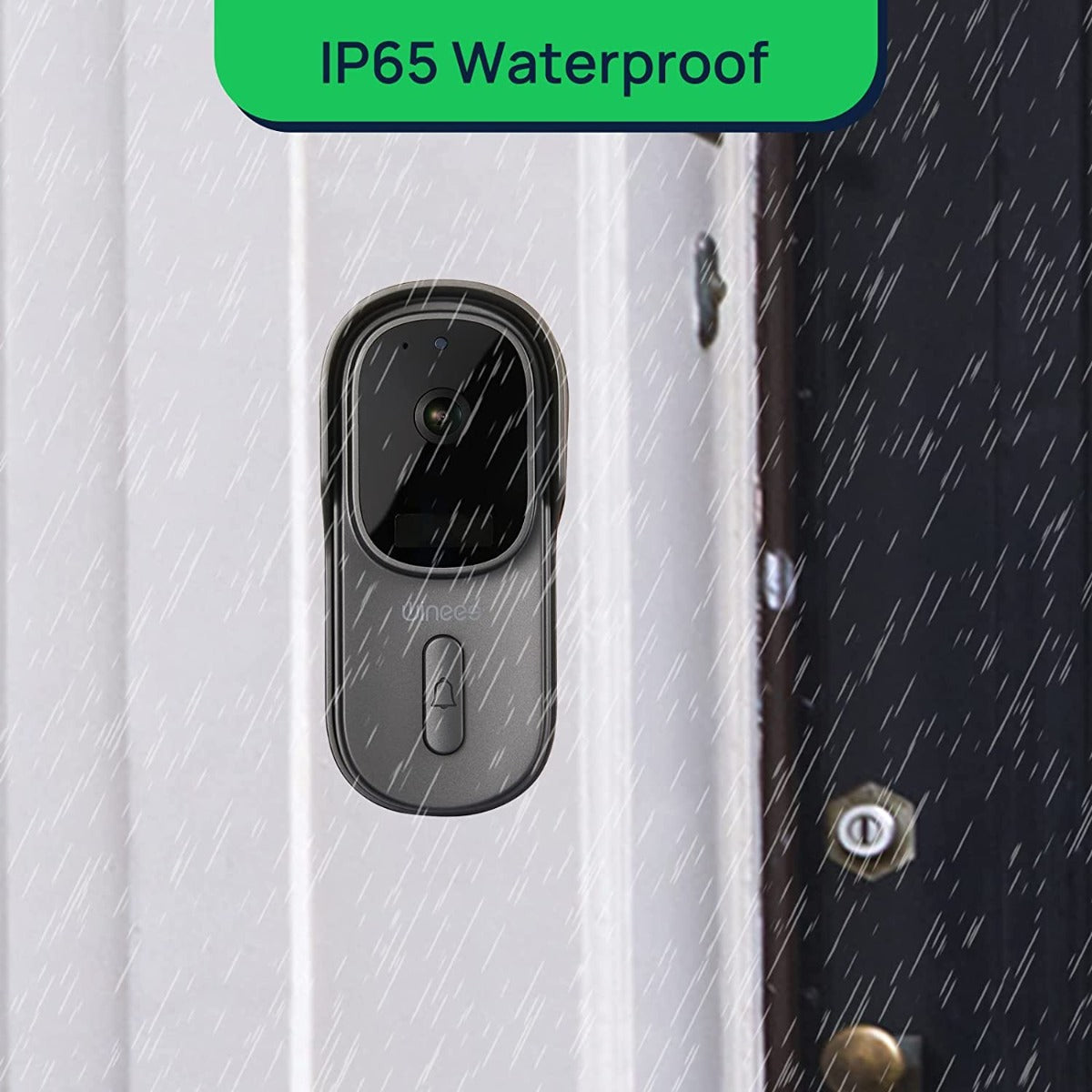 WINEES Video Doorbell Camera, Security Wi-Fi Camera Doorbell