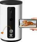 WOpet Smart Full HD WiFi Pet Camera with Night Vision for Pet Viewing, Two Way Audio Communication Designed to Monitor Your Pet Remotely