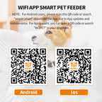 WOpet Smart Full HD WiFi Pet Camera with Night Vision for Pet Viewing, Two Way Audio Communication Designed to Monitor Your Pet Remotely