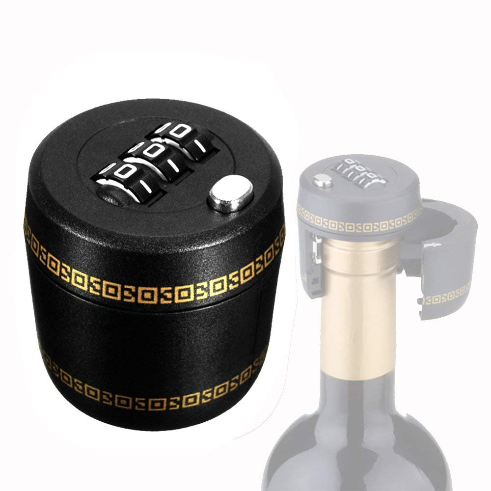 Combination Lock for Wine & Liquor Bottle