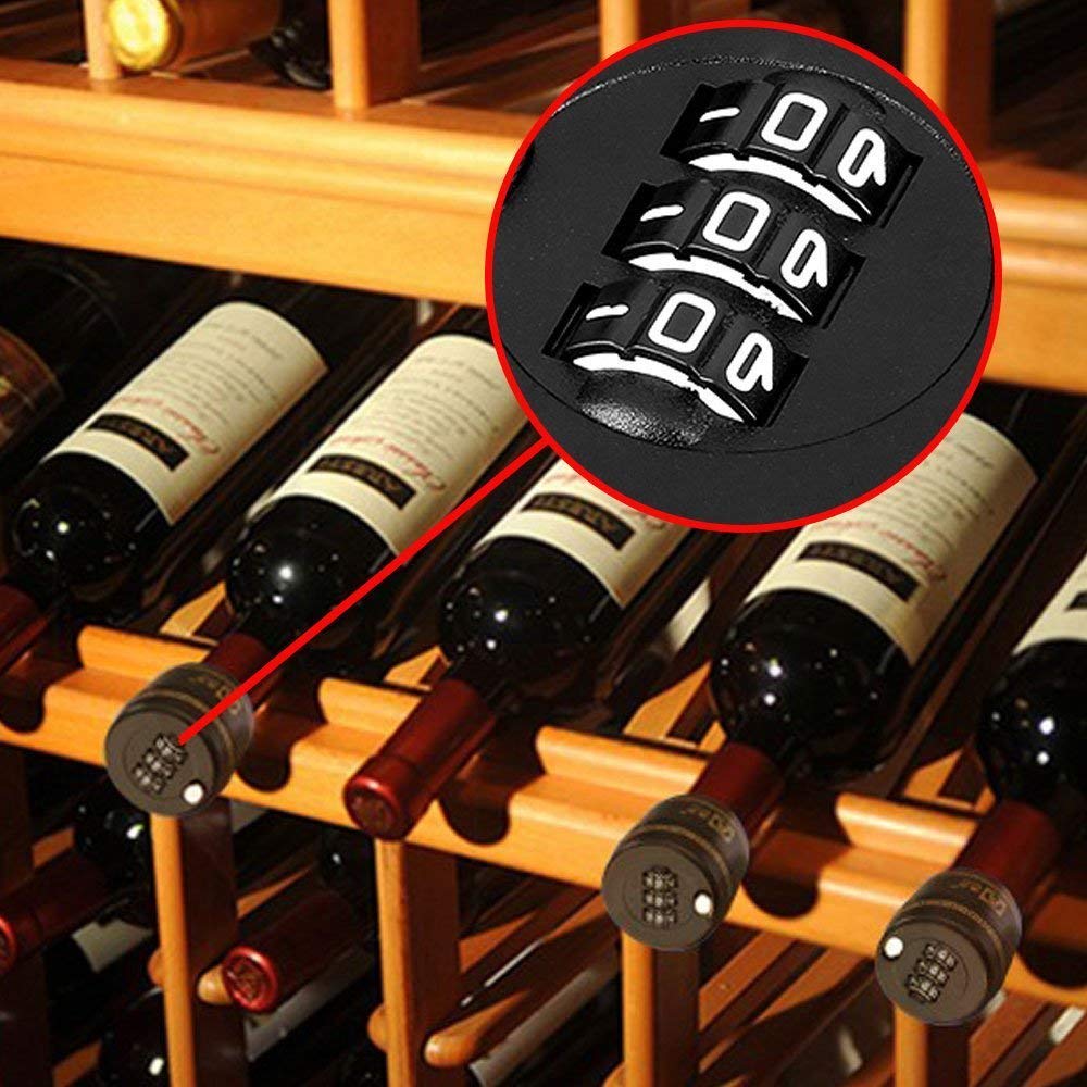 Combination Lock for Wine & Liquor Bottle