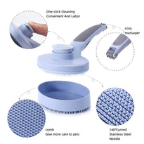 XLpeixin Self Cleaning Grooming Slicker Brush for Cats and Dogs