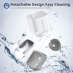 XTUOES Automatic Cat Feeder, 2.4G WiFi 4L Detachable and Easy to Clean  with Stainless Steel Bowl & Lock Lid for Small/Medium Dog Cat