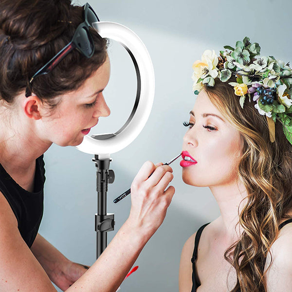 10.2" Selfie Ring Light with Extendable Tripod Stand