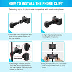 10.2" Selfie Ring Light with Extendable Tripod Stand