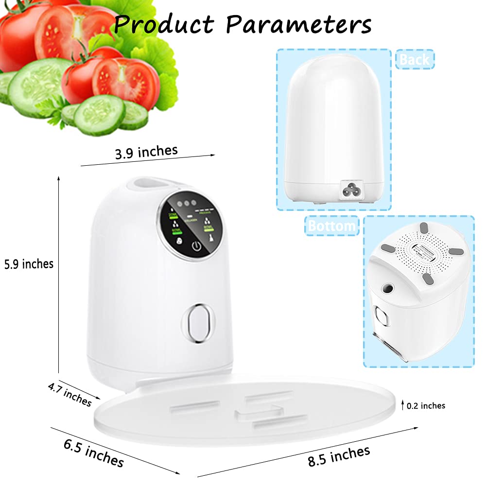 Touch Control Facial Mask DIY Machine with 32 Pcs Collagen, Automatic Intelligent Fruit Vegetable Facial Mask Maker, for Beauty Facial SPA Skin Care