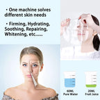 Touch Control Facial Mask DIY Machine with 32 Pcs Collagen, Automatic Intelligent Fruit Vegetable Facial Mask Maker, for Beauty Facial SPA Skin Care