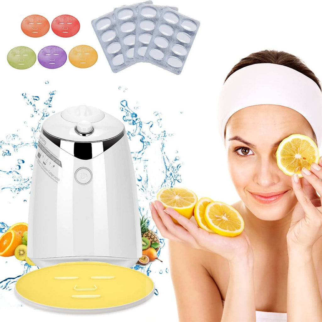 YZEENM Facial Mask Maker Machine with 32 Counts Collagen Pills