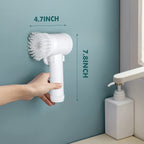 ZaneForest Electric Spin Scrubber Brush with 3 Brush Heads, for Cleaning Wall / Bathtub / Toilet / Window / Kitchen / Sink / Dish / Grout